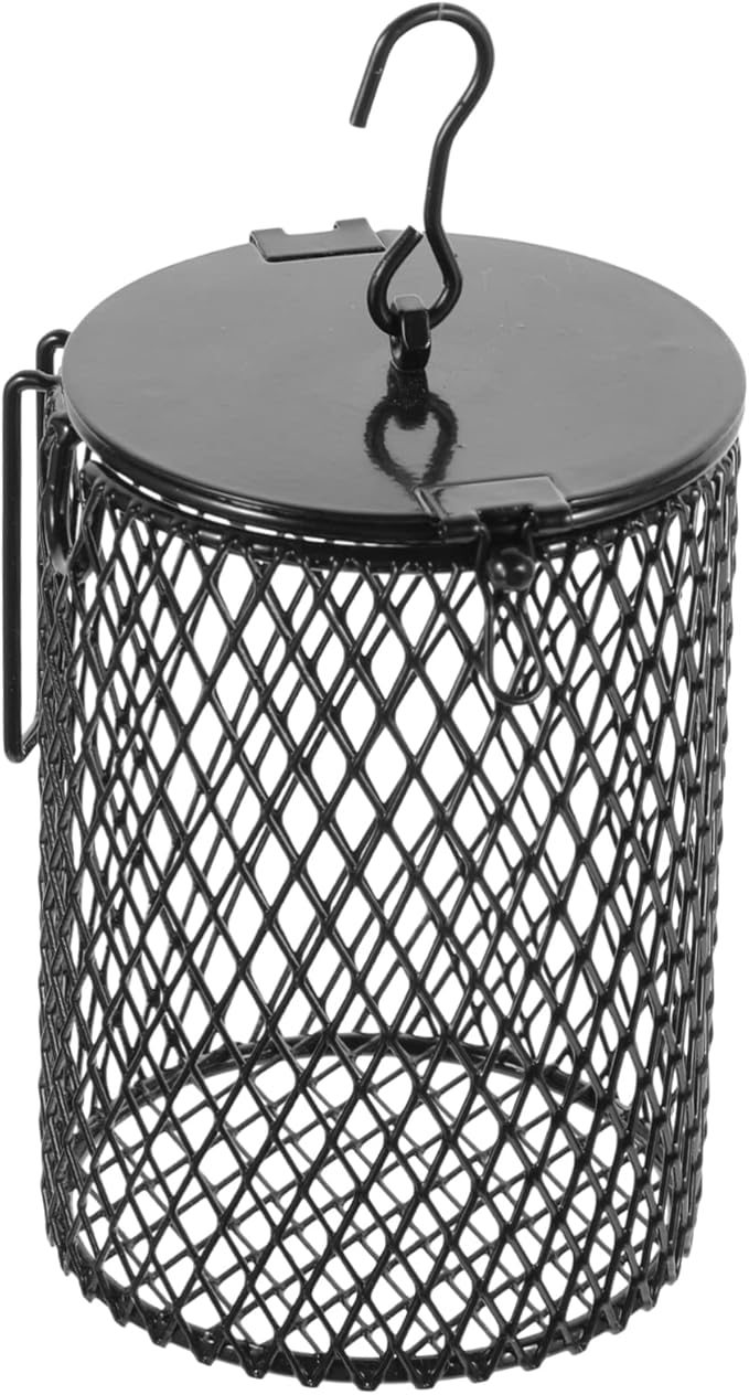 Reptile Heating Lamp Protective Cover Art Mesh Shade for Turtles Lizards and Birds Easy to Install Practical Design Fits Reptile Cages