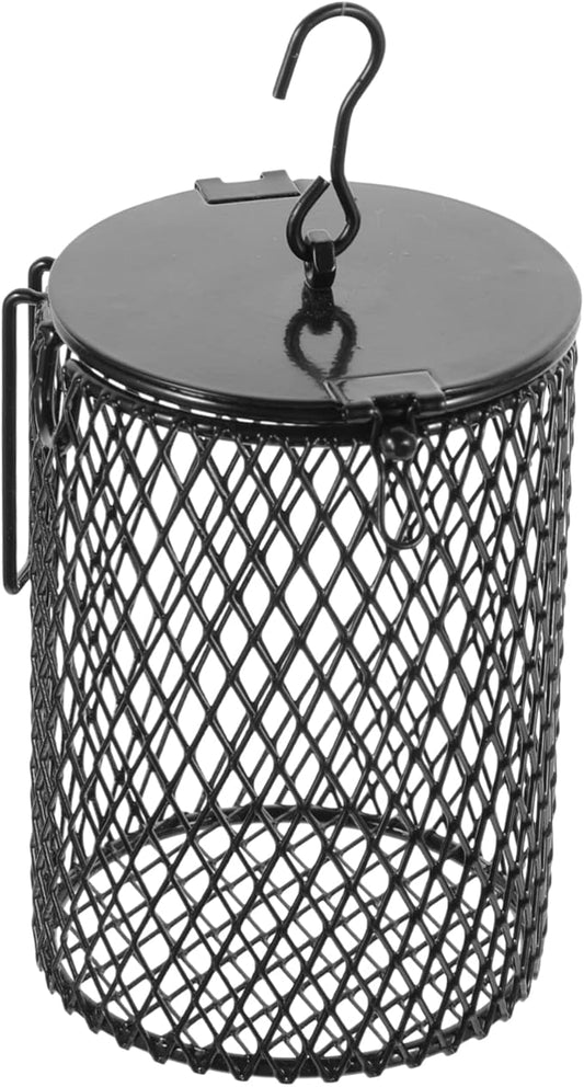 Reptile Heating Lamp Protective Cover Art Mesh Shade for Turtles Lizards and Birds Easy to Install Practical Design Fits Reptile Cages