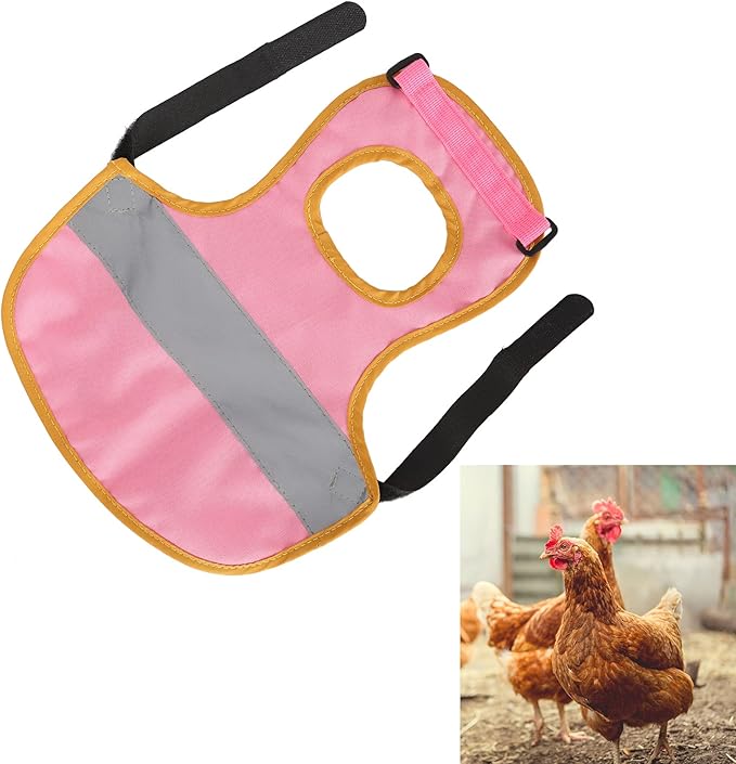 Chicken Vest, Chicken Harness Adjustable Chicken Harness Leash Pet Vest Holder for Duck Litter Dog Hens Goose()