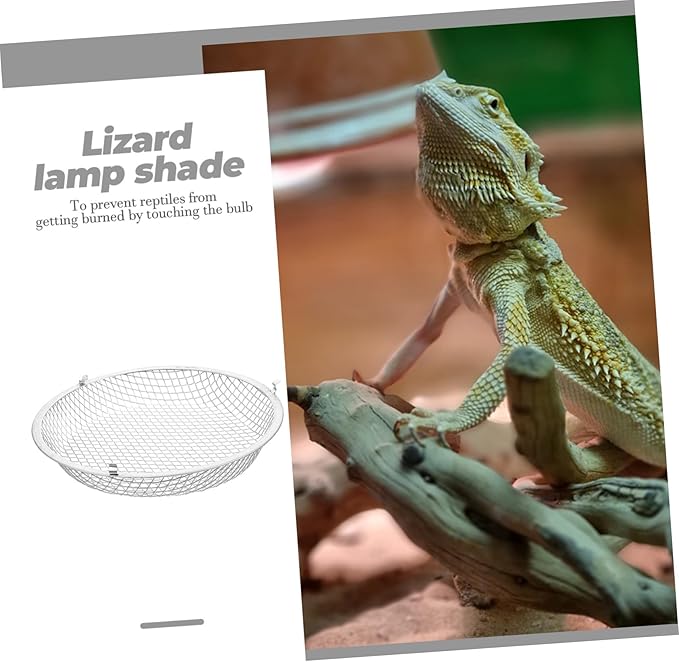 Happyyami Reptile Scalding Lampshade Reptile Lampshade Accessory Sturdy Materials