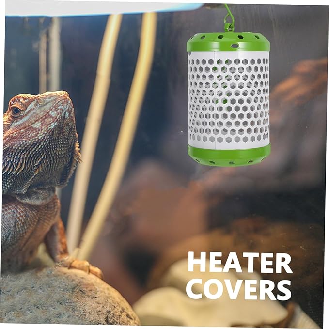 Adjustable Reptile Heat Lamp Guard Durable Ceramic Emitter Holder for Lizards Snakes Turtles and Birds Heating Lamp Protector