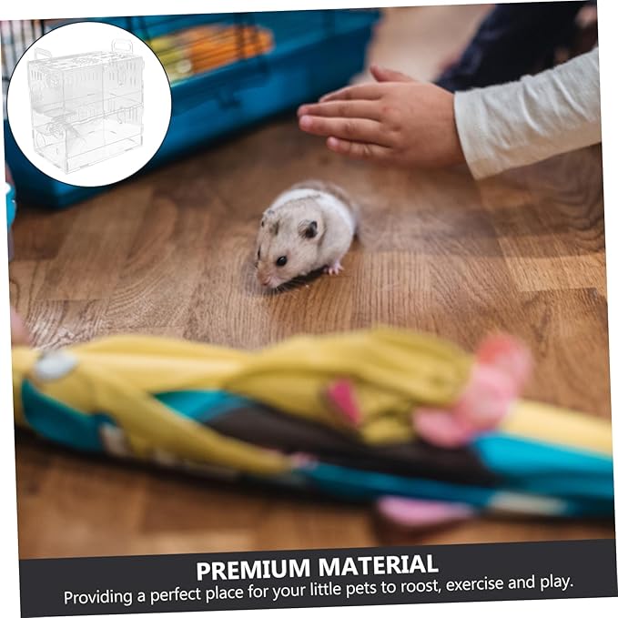 STOBOK 1pc Hamster Cage Small Pet Cage Hamster Small Villa Hedgehog Villa Small Animal Villa Cage Small Villa Cage for Small Pets Small Pet Hut Hamster Small House Hamster House