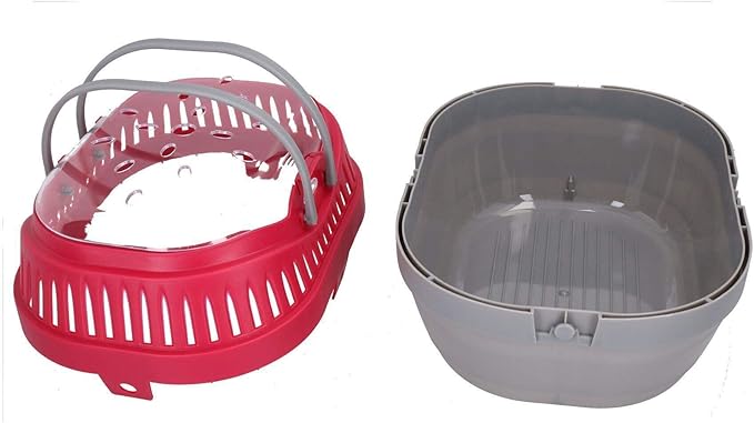 Large Red Small Animal Guinea Pig Rat Degus Pod Carrier Travel Cleaning Pod x3