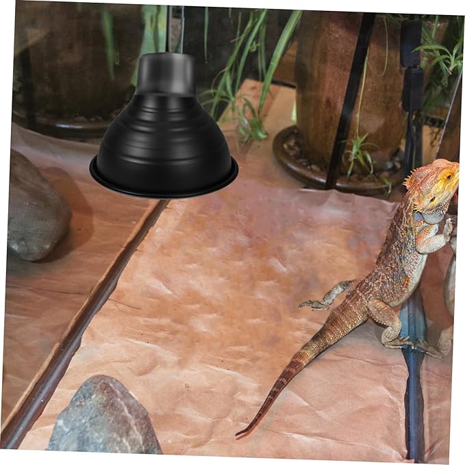 PRETYZOOM 4pcs Terrarium Heat Lamp Accessory Lampshade for Reptile Tank Energy-efficient Light Fixture