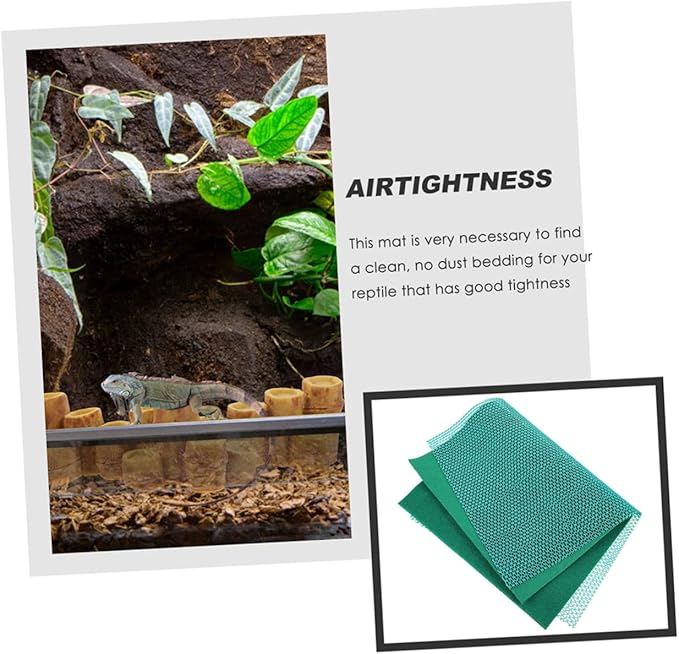 POPETPOP 1Set Reptile Terrarium Substrate Lizard Carpet Mat for Tortoise and Other Pets Comfortable Dry Bedding for Reptile Tanks