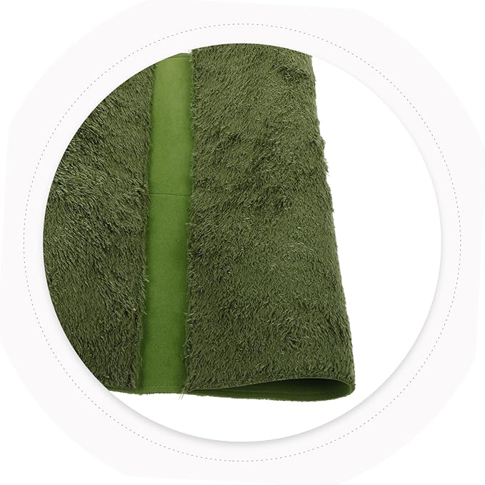 Reptile Carpet Mat Reusable Terrarium Bedding Liner Soft Imitation Grass Substrate for Tortoise Snake Lizard Turtle Cage Accessories
