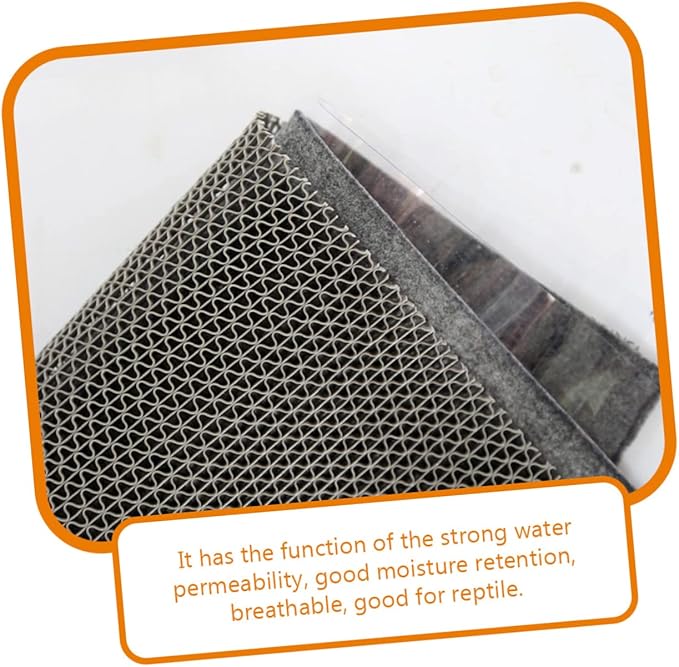 Happyyami Reptile Cage Carpet Pad Lizard Cage Carpet Terrarium Liner Mat Reptile Substrate Liner Washable Bedding