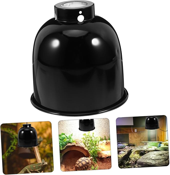 Reptile Heat Lamp Dome Shade Protector for Snakes and Turtles Safety Cover for Terrariums Visibility and Provides Essential Heat