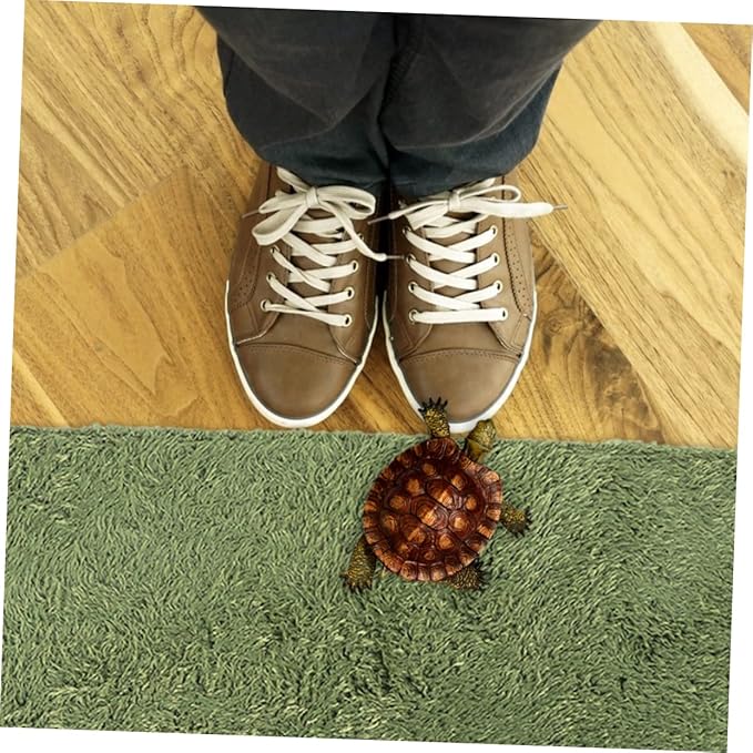 BESPORTBLE Reptile Carpet Mat for Terrarium Fake Moss Substrate for Tortoises Frogs and Lizards Reusable Pet Liner for Enhanced Habitat Decor