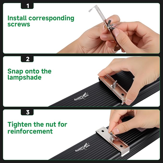 T5 UVB Reptile Light Fixture Upgrade Square HO UVB Bulb Lighting Combo Kit 10.0 UVB Light for Reptiles Terrarium Fluorescent 8W Reptile Light Bar UVA UVB Desert Lamp for Bearded Dragon Turtle Tank
