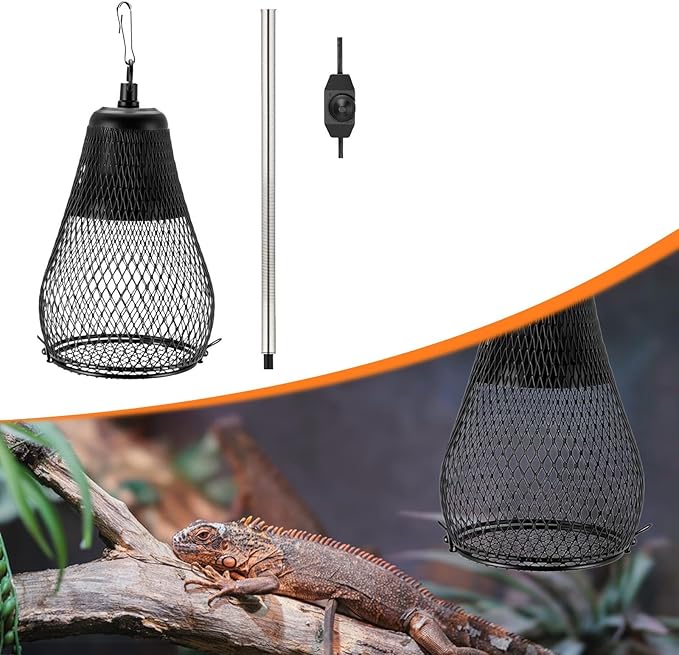 Heat Lamp Cap Anti Scald Lampshade US Plug Professional for Chicks Chameleon