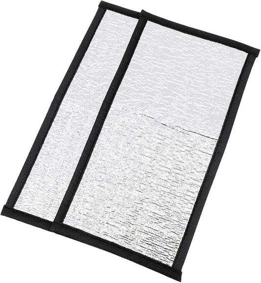 BESTonZON 2pcs Reptile Thermostat Accessory Lightweight Warm Mat Reflective Film for Turtle Tank Heater