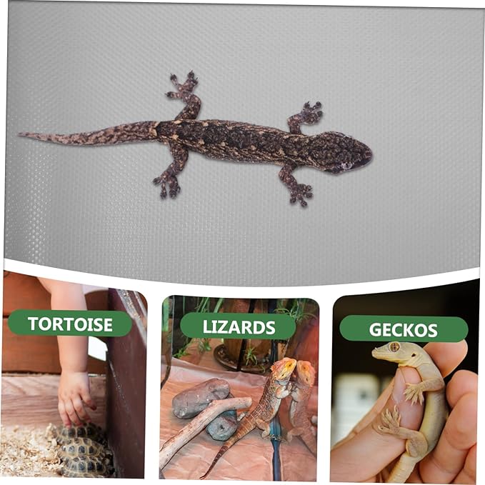 Reptile Substrate Carpet for Bearded Dragon Snake Tortoise Gecko Comfortable and Lightweight Terrarium Bedding Mat for Reptile Tank Use