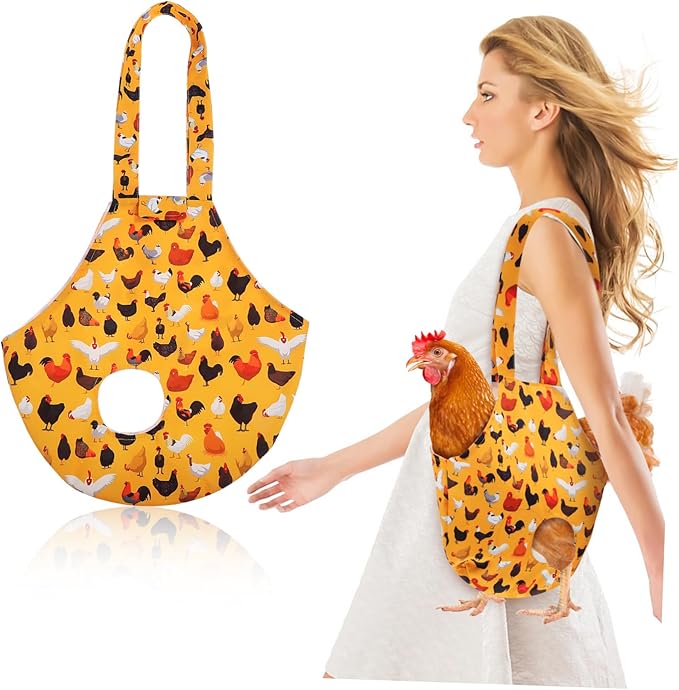 VANZACK 2pcs Pet Chicken Carrier Bag Stylish Poultry Holder Leg for Comfortable Travel for Hens and Lightweight and Easy to