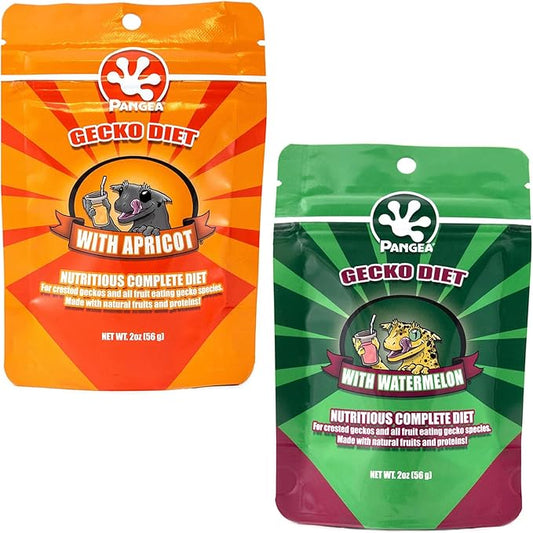Pangea Gecko Diet Watermelon & Apricot Bundle - 2oz Watermelon and Apricot