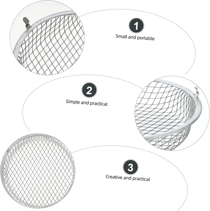 Abaodam Reptile Heating Lamp Shade Mesh Cover Sturdy Scald Protective Cover for Day Night Lamps Easy Installation Efficient Heat Dissipation for Safe