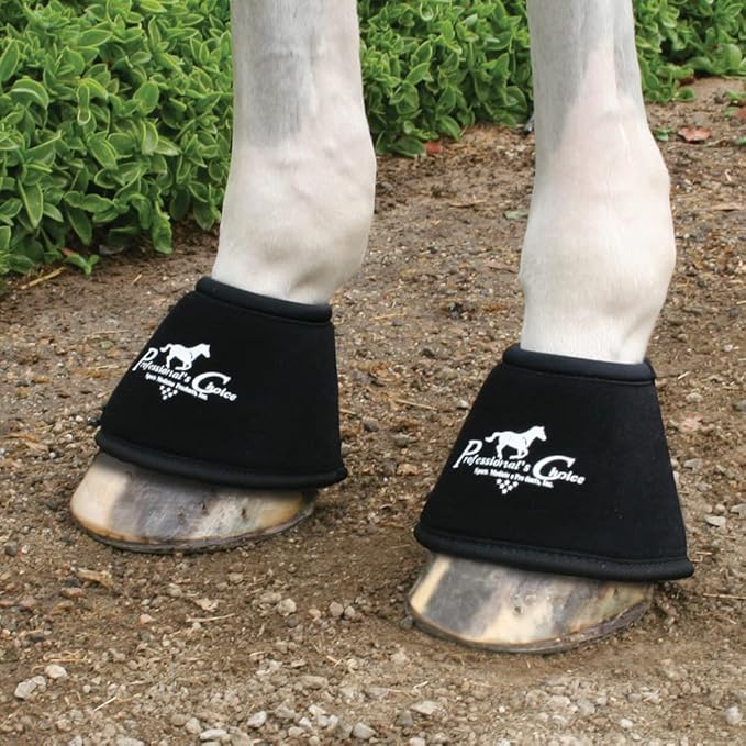 Professional's Choice Quick-Wrap Bell Boots | Ultimate in Hoof and Soft Tissue Protection | 360 Degree Wrap | Small, Medium, Large