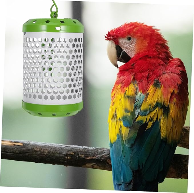 Mikikit Adjustable Ceramic Lamp Guard for Reptiles Emitter Holder Mesh Cage for Turtles Lizards and Birds High-Temperature Design