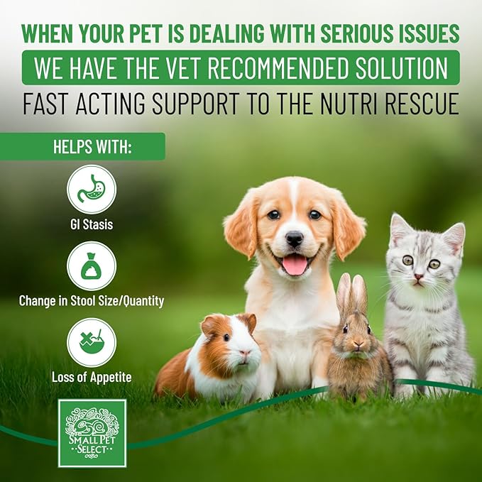 Small Pet Select Nutri-Rescue (Fast Nutrition to Keep GI Tract Moving) (8 OZ Liquid)
