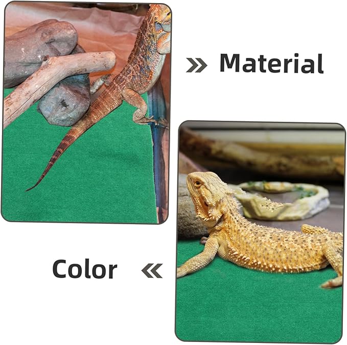 Yardwe Reptile Warm Mat for Tortoise Lizard and Reptiles Non- Pet Cushion for Climbing and Sleeping for Comfort
