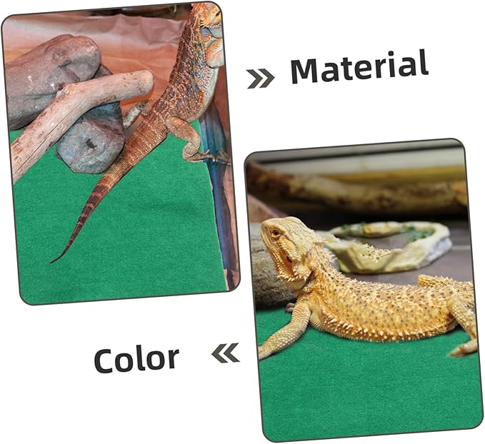 UPKOCH 60x40cm Waterproof Reptile Heating Pad for Turtles Lizards and Snakes Insulated PET Cushion for Terrarium Use