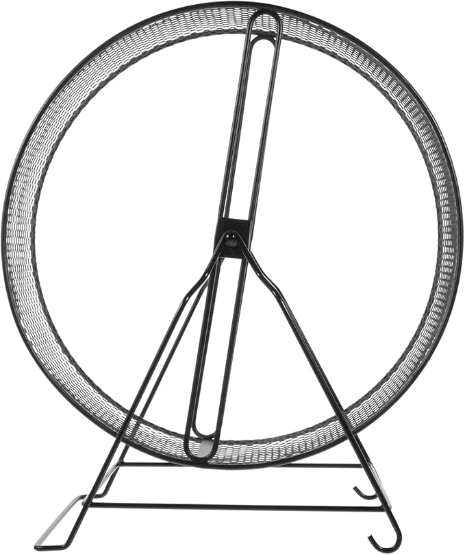 balacoo Chinchilla Wheel Silent Hamster Exercise Wheels- Hamster Running Exercise Wheel- Hamster Running Wheels with Adjustable Stand for Hamsters Small Animals 10 Inch