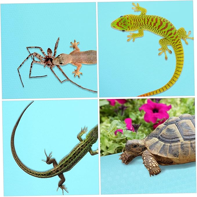 Levemolo Reptile Carpet Mat for Terrarium Non-Slip Substrate Liner for Leopard Gecko Lizard Snake and Tortoise Comfortable and Easy to Clean Reptile Bedding
