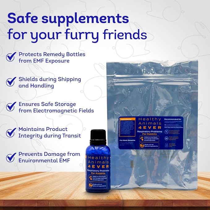 HealthyAnimals4Ever HA4E - Rabbit Respiratory Treatment - Support for Snuffles, URI & Breathing Relief - Preventive Care - Natural Homeopathic Tablets - 300 Count