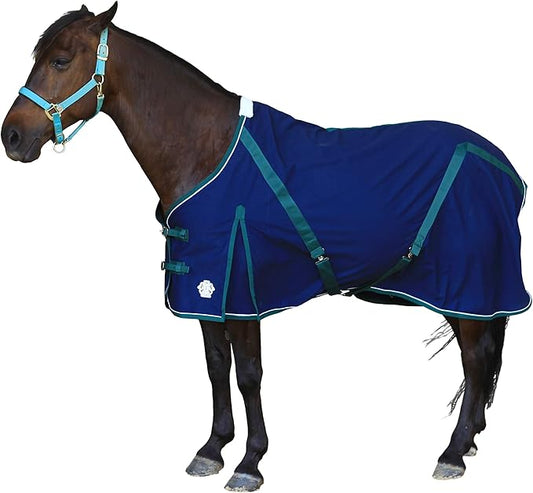 T TEKE Deluxe Horse Canvas Sheet for Snug and Clean in Stable, or as a Blanket Liner. (Size Range 51"-87" Including mini Horse)