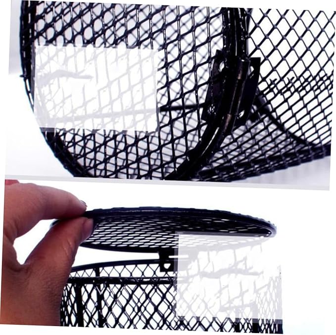 Reptile Scalding Lamp Shade Round Pet Lampshade for Heating for Reptile Habitat Compatible with Bulbs Durable Flexible Design