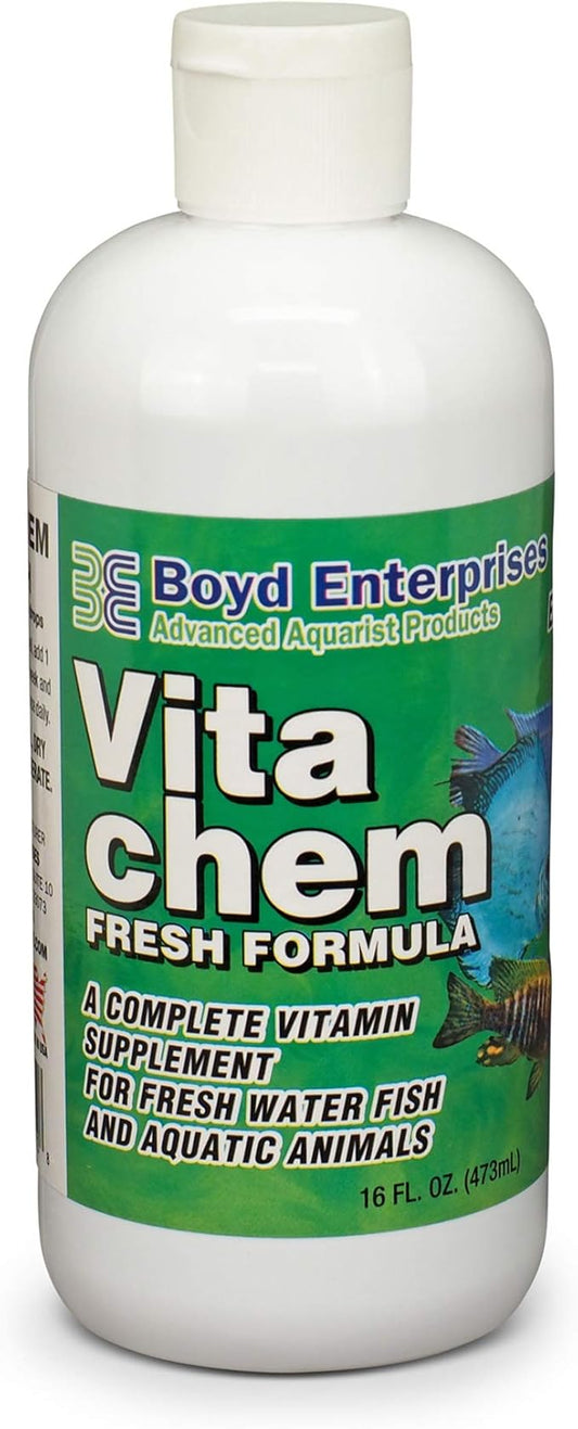 Boyd Enterprises ABE16710 Freshwater Vitachem for Aquarium, 16-Ounce,Black
