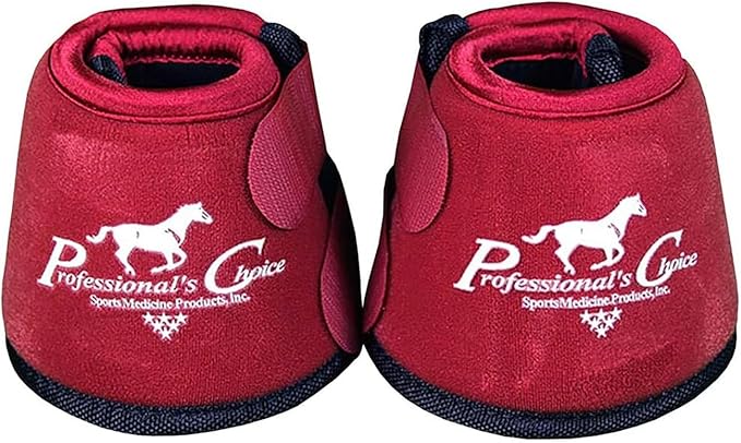 Professional's Choice Quick-Wrap Bell Boots | Ultimate in Hoof and Soft Tissue Protection | 360 Degree Wrap | Small, Medium, Large