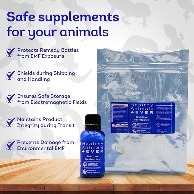 HealthyAnimals4Ever HA4E - Reptile Shell Care - Natural Support for Shell Rot, Tissue Repair & Healthy Shell Growth - Safe Homeopathic Formula - 300 Tablets