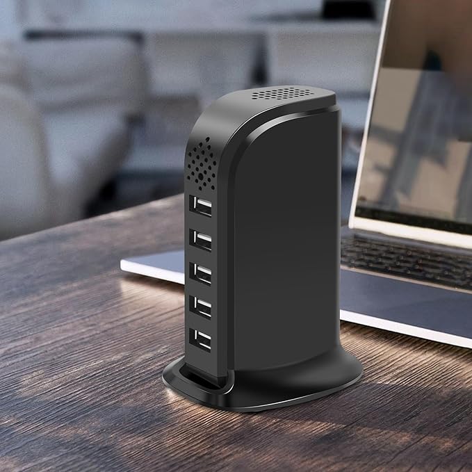 Wireless USB Charger Camera with Motion Detection, WiFi Nanny Cam for Pet & Home Security – Phone App & USB Charging