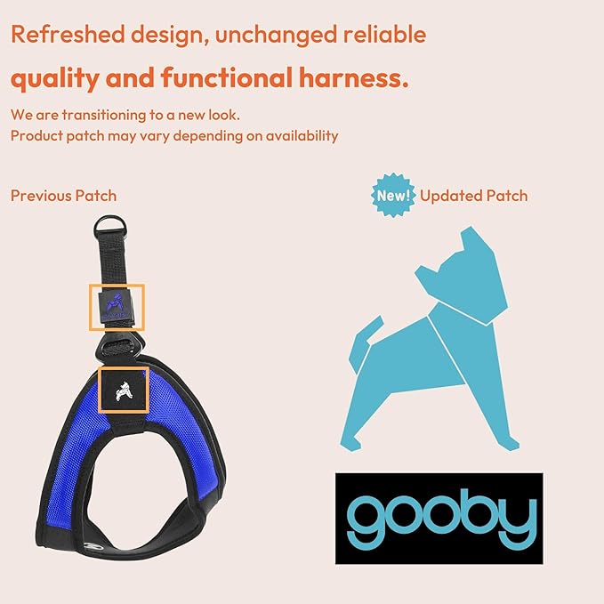 Gooby Hot Pink Small Dog Harness, Easy Fit No Pull with Quick Release Buckle, Machine Washable, Escape Free, Sporty Style