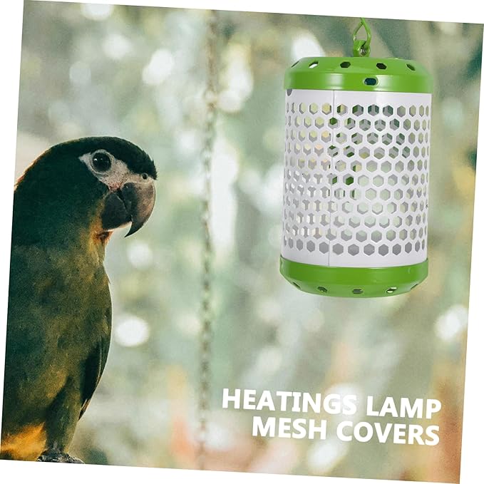 Adjustable Reptile Heat Lamp Guard Durable Ceramic Emitter Holder for Lizards Snakes Turtles and Birds Heating Lamp Protector