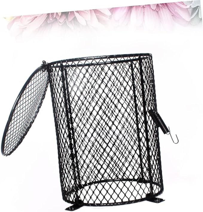 Mikikit Reptile Lampshade Cover Heat Resistant Lampshade for Heater Fluorescent Light Night Light Reptile Supplies