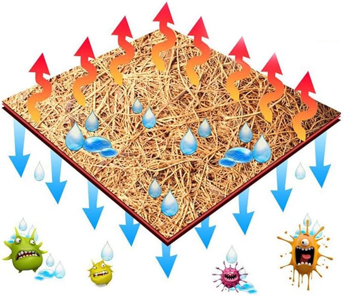 Natural Coconut Fiber Mat for Reptile Tank Lizard Bedding Liner Terrarium Bedding Accessories