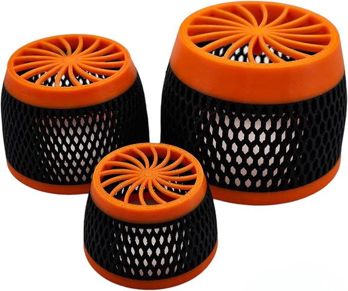 Anemone Guard Nem Guard Direct Replacment for EcoTech Marine VorTech MP10 & MP40 (MP40, Fluorescent Orange-Black-Fluorescent Orange (Tri-Color))