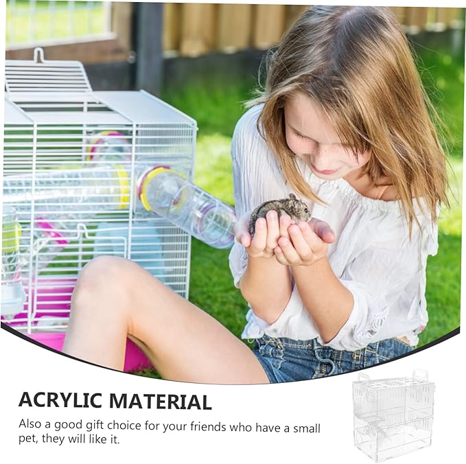 STOBOK 1pc Hamster Cage Small Pet Cage Hamster Small Villa Hedgehog Villa Small Animal Villa Cage Small Villa Cage for Small Pets Small Pet Hut Hamster Small House Hamster House