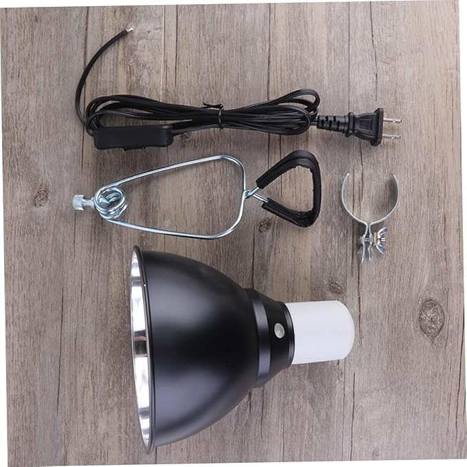 GALPADA 110v Reptile Lamp Cover Dome Fixture Pet Heating Lampshade for Turtles Lizards and Snakes High-Strength Us to Use
