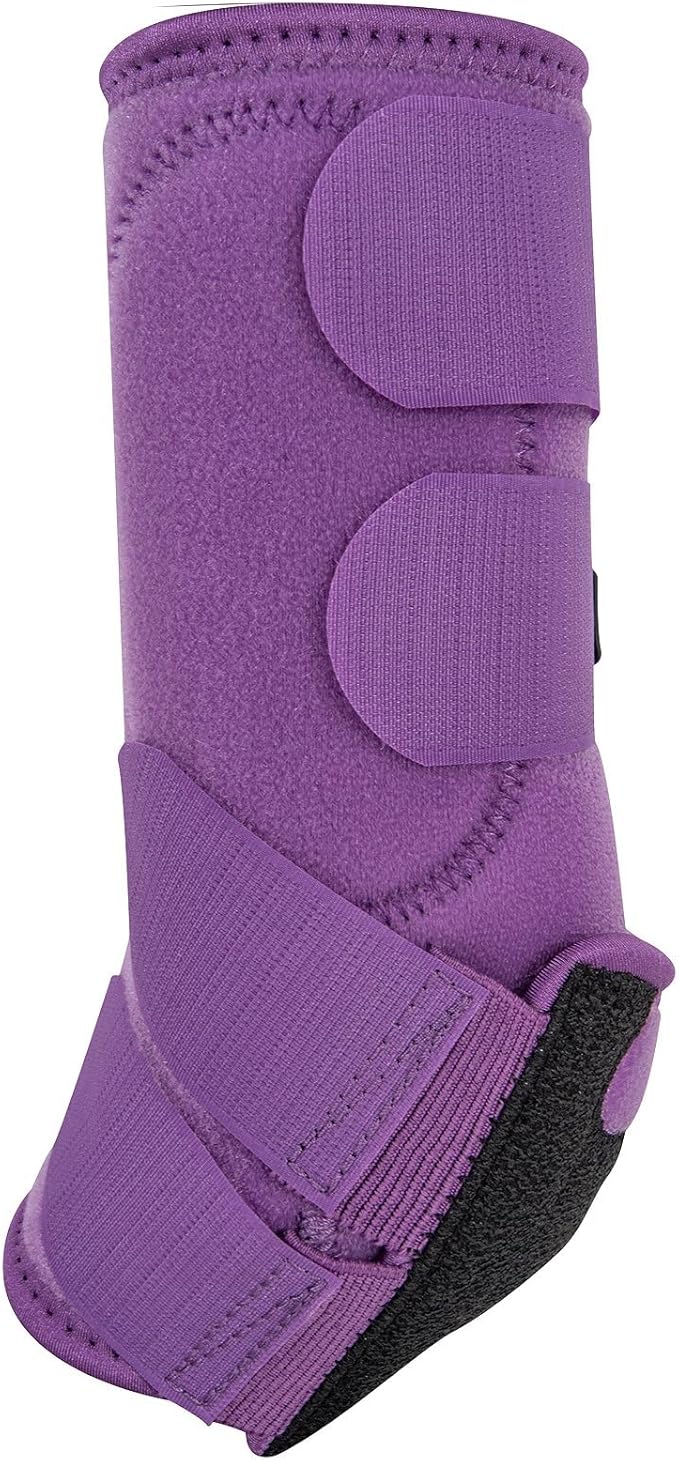 Classic Equine Legacy2 Support Boots, Front (Violet Purple, Small)