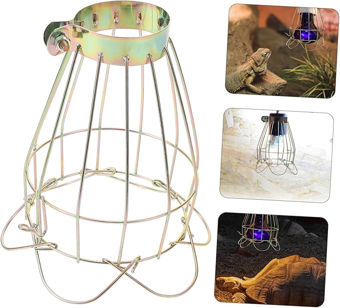 POPETPOP 5pcs Box Turtle Basking Lamp Heat Lamp Protector Cage Reptile Removable Lampshade for Habitat Lighting Shade