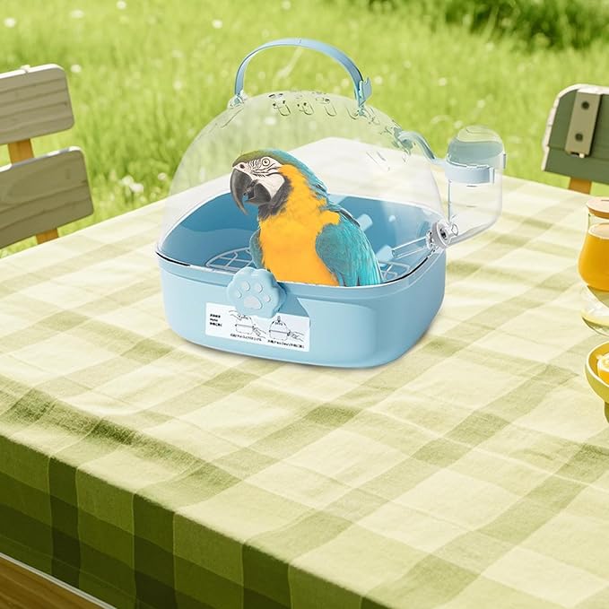Handheld Kennel for Tiny Breed Puppy Kitten Ferret Bunny - Ventilated Bird Bag Carrier with Water Bottle | Portable Pet Carrier for Car Rides Veterinary Visits Travel Outdoor Use Comfortable, Secure