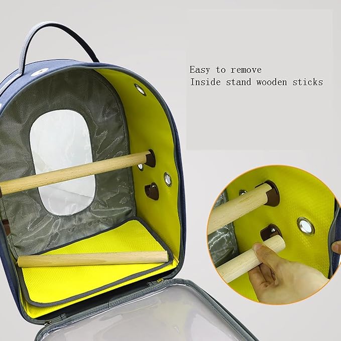 ENGENDER Bird Cage Portable Birdcage Tote Travel Birdcage Bag for Parakeets, Parrots, Lovebirds, Pigeons, Cockatiels, Macaws Parakeet Cage