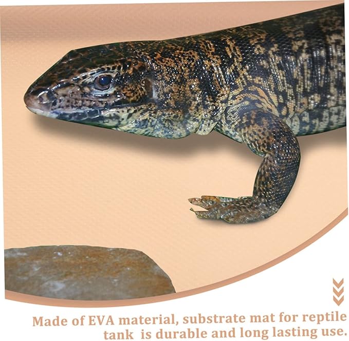 Reptile Carpet Liner for Terrariums Eva Non- Bedding Mat for Bearded Dragons Snakes and Lizards Substrate for Reptile Cages Leak