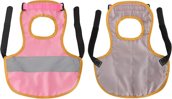 Chicken Vest, Chicken Harness Adjustable Chicken Harness Leash Pet Vest Holder for Duck Litter Dog Hens Goose()