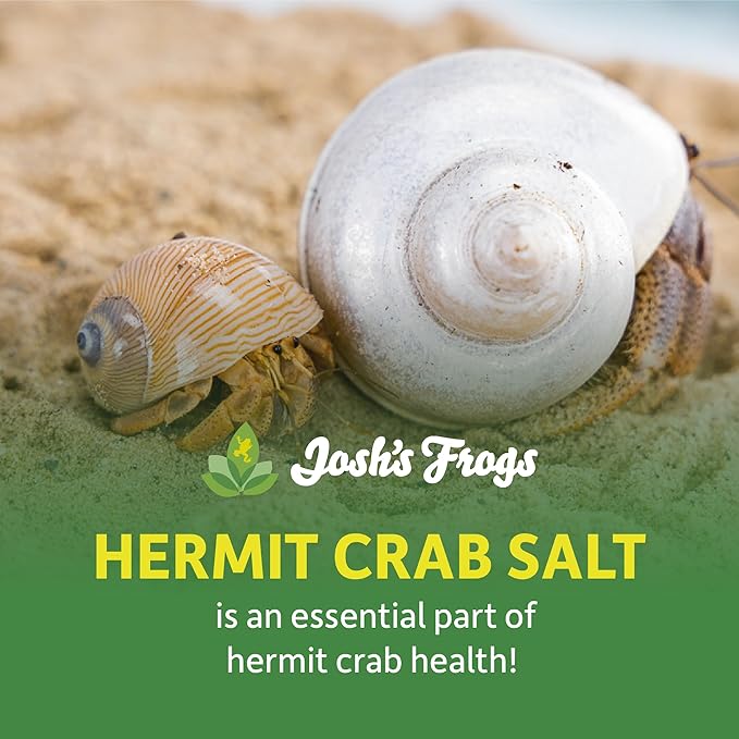 Josh's Frogs Hermit Crab Marine Salt and Scooper (Makes 8 gallons of Salt Water)