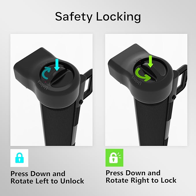 Retractable Baby Gate,Mesh Baby Gate or Mesh Dog Gate,34" Tall,Extends up to 70" Wide,Child Safety Gate for Doorways, Stairs, Hallways, Indoor or Outdoor