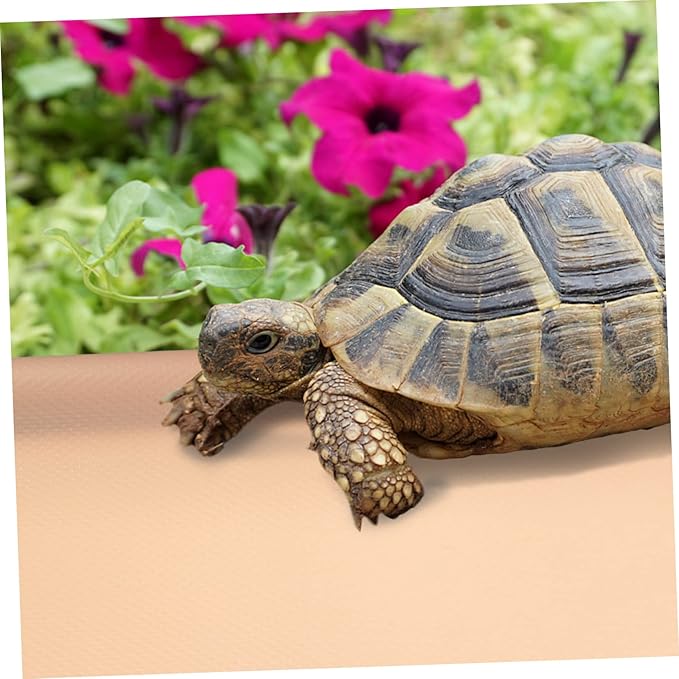 WOONEKY Reptile Supplies Bearded Dragon and Gecko Tank Accessories Non-Slip Reptile Carpet Liner